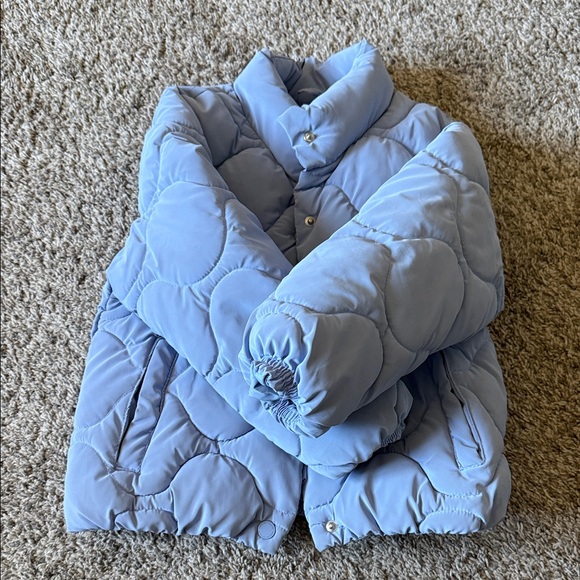 Zara Light Blue Puffer Jacket for Kids - Picture 5 of 7